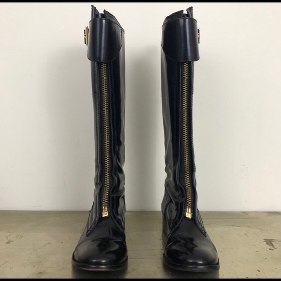 Tory burch leather riding boots - Picture 2 of 6